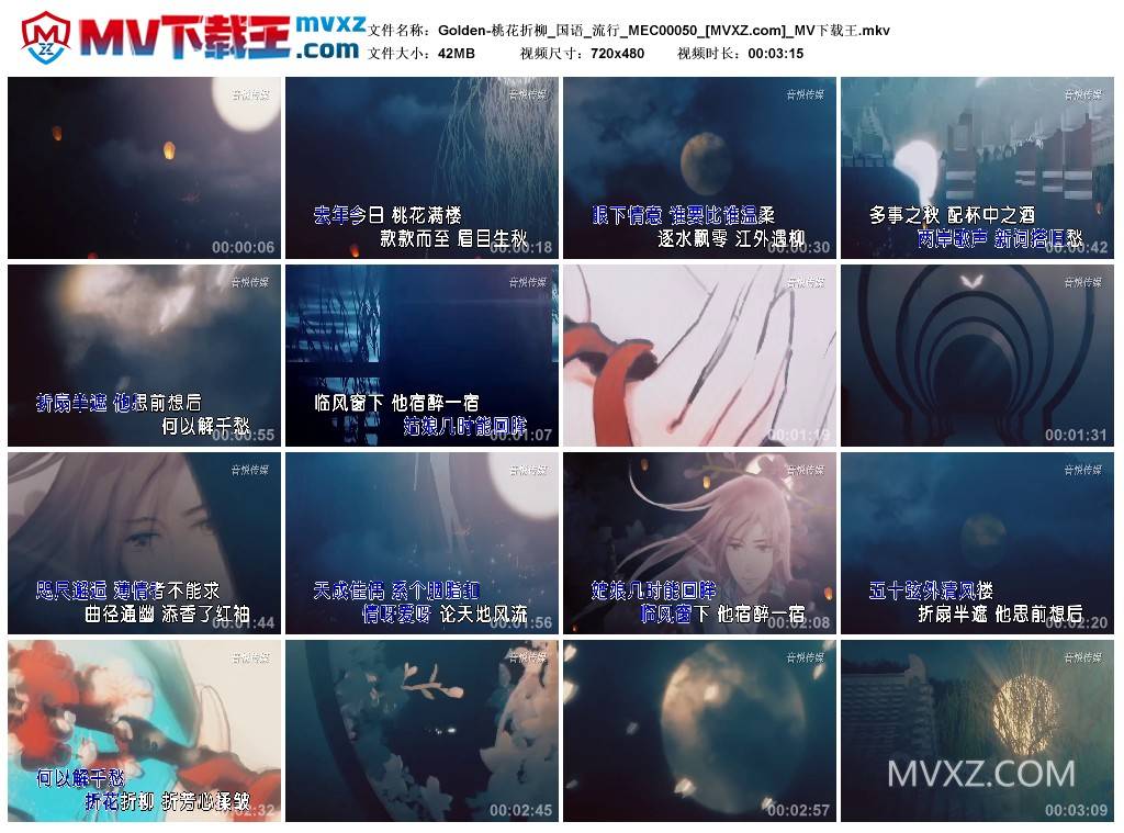 Golden-桃花折柳_国语_流行_MEC00050